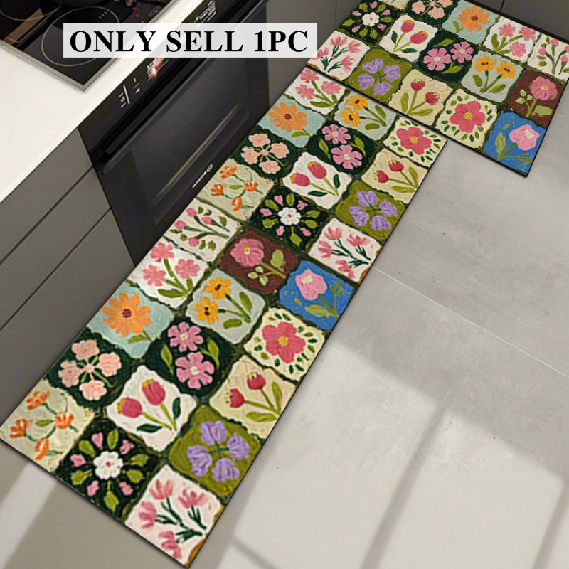 Commercial Kitchen Non Slip Flooring - Tappeto da Cucina in PVC Impermeabile,