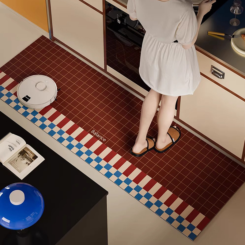 Commercial Kitchen Mats - Tappeto da Cucina Lungo Impermeabile Antiscivolo,