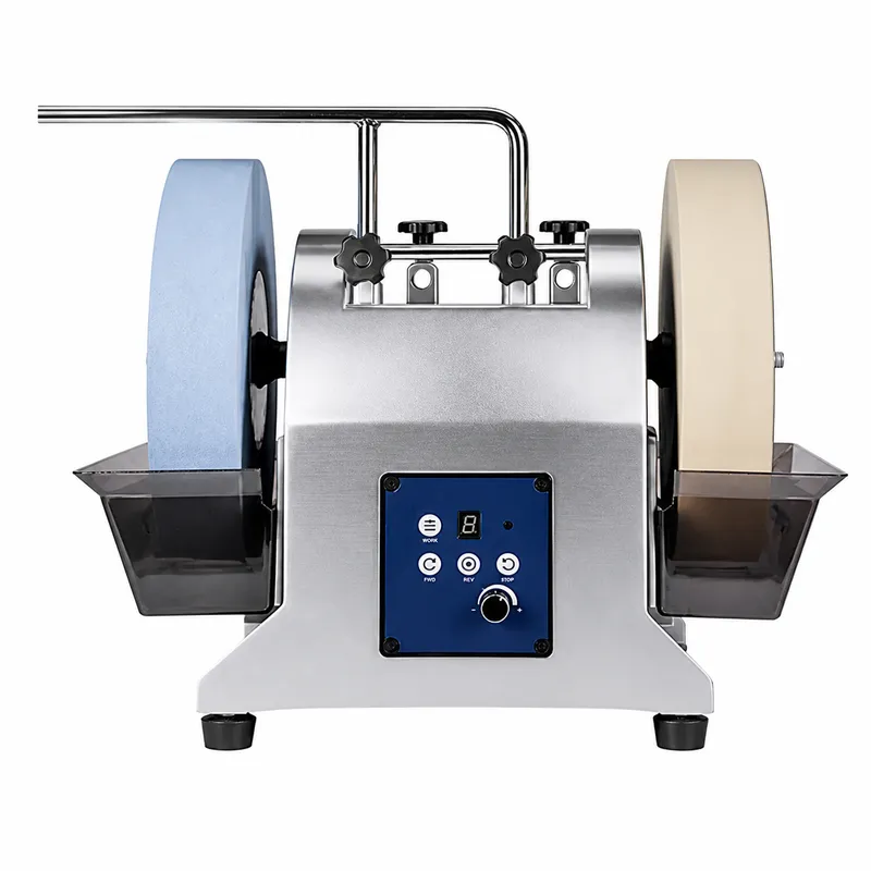 Commercial Kitchen Knife Sharpener - Affilacoltelli Elettrico a Doppia Ruota da