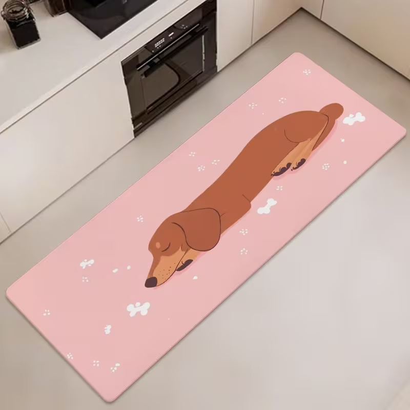 Commercial Kitchen Non Slip Flooring - Tappeto da cucina lungo con simpatico