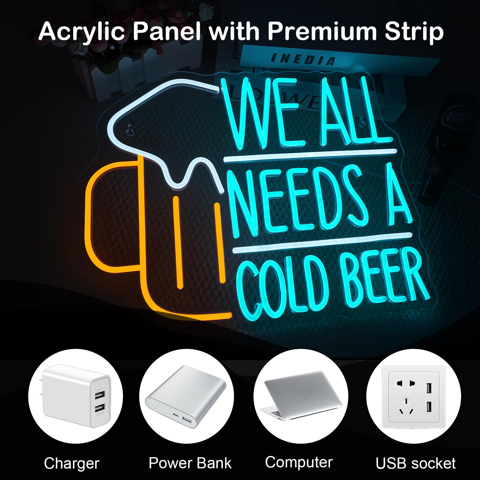 Insegna al neon per birra Inse - Commercial Kitchen Needs recensione e prezzo
