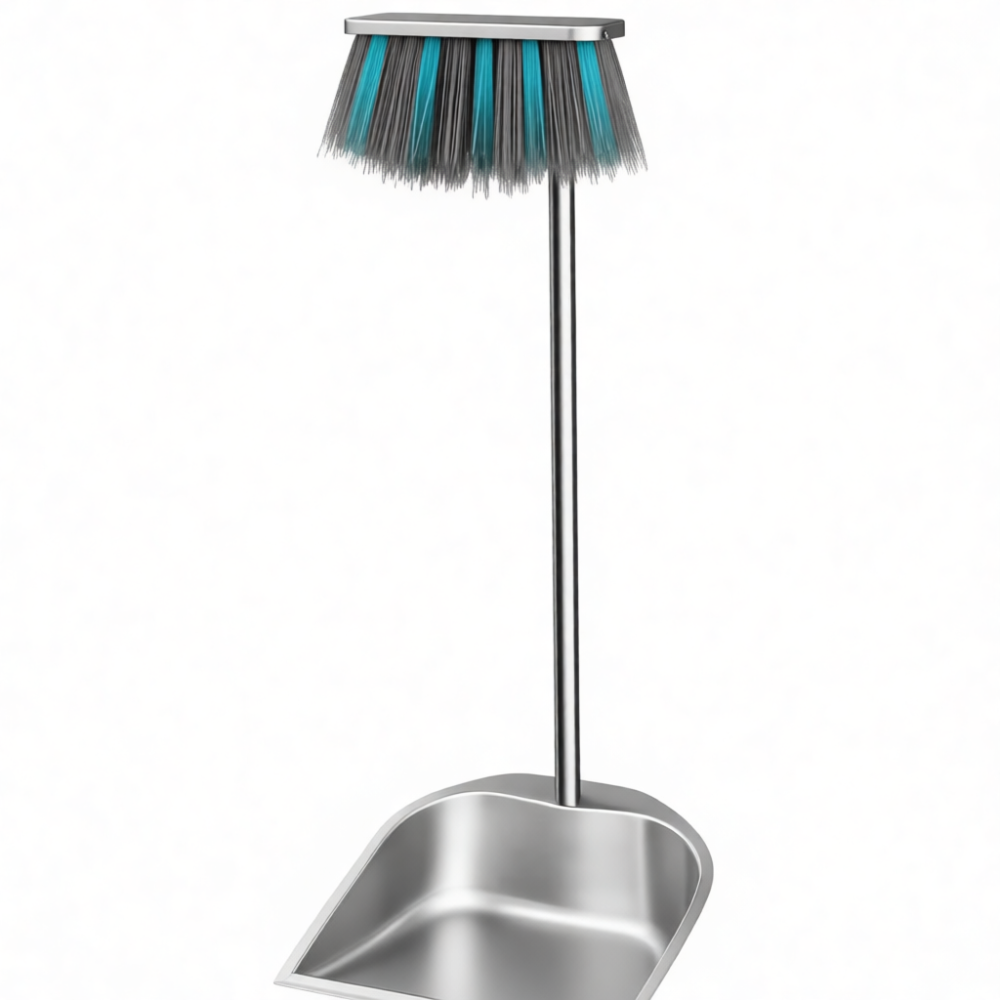 Set Paletta e Scopa in Acciaio - Commercial Kitchen Broom recensione e prezzo