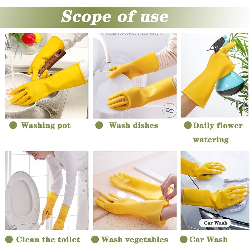 3 Paia di Guanti in Lattice pe - Commercial Kitchen Gloves recensione e prezzo