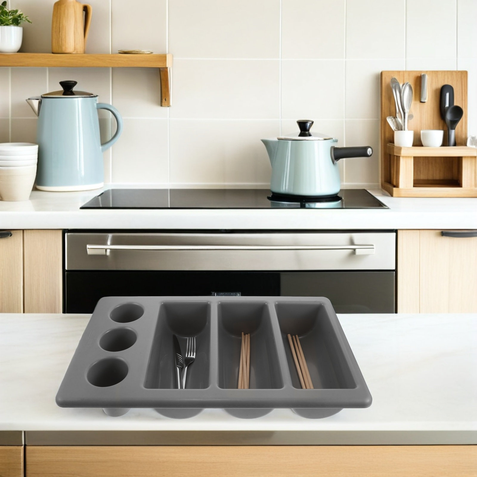 Portautensili Commerciale, Con - Commercial Kitchen Utensil Holder recensione e prezzo