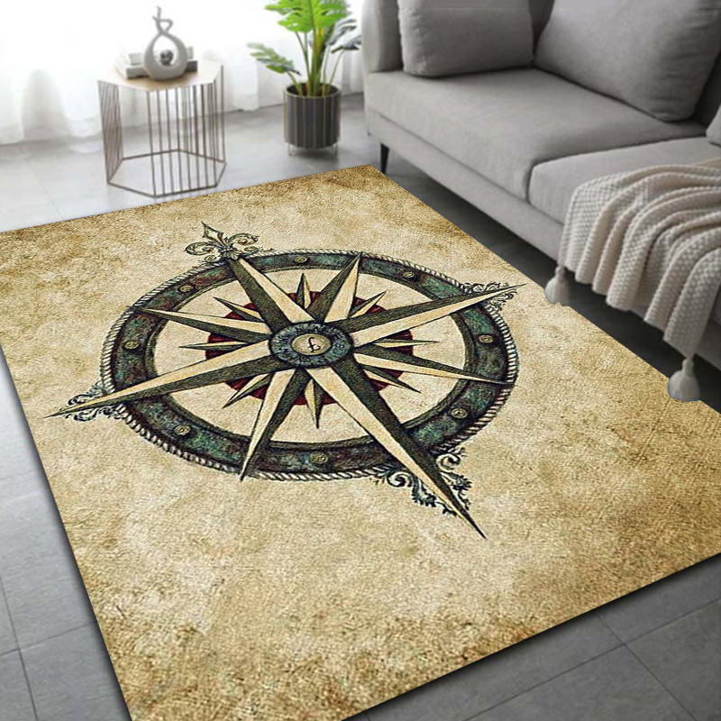 Retro Compass Map World Map Ar - Commercial Kitchen Non Slip Flooring recensione e prezzo