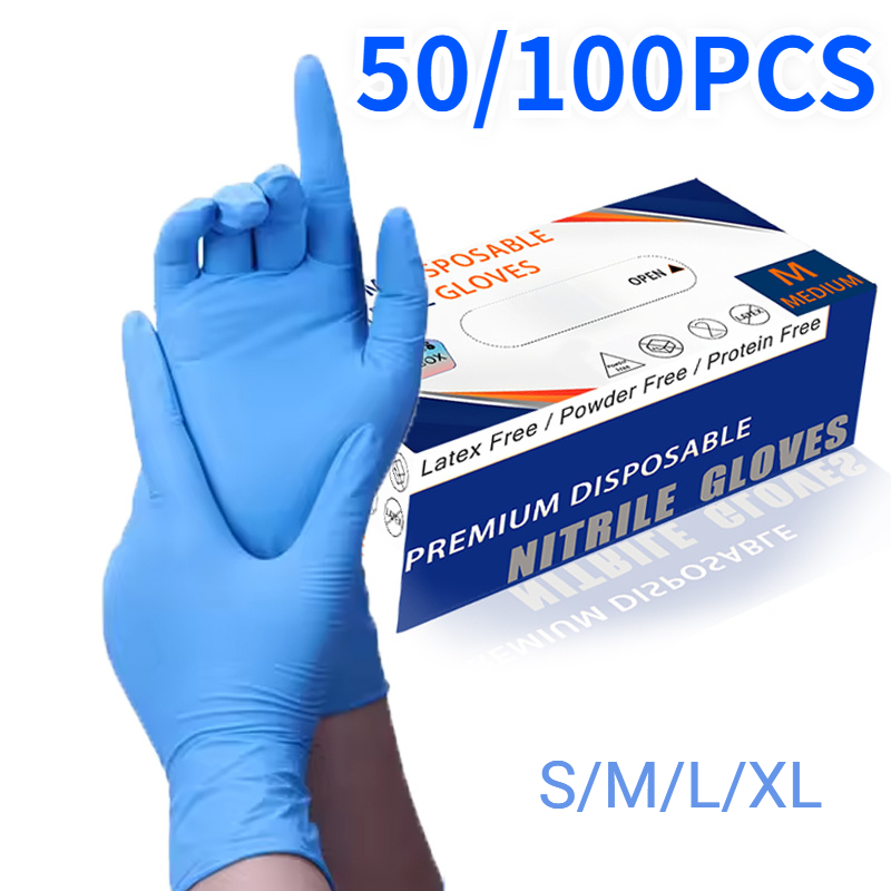 50/100PCS Guanti in nitrile bl - Commercial Kitchen Gloves recensione e prezzo