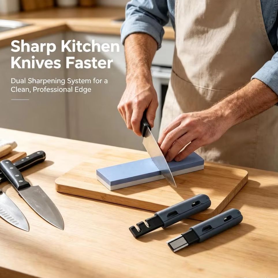 Set di 3 Pietre per Affilare C - Commercial Kitchen Knife Sharpener recensione e prezzo