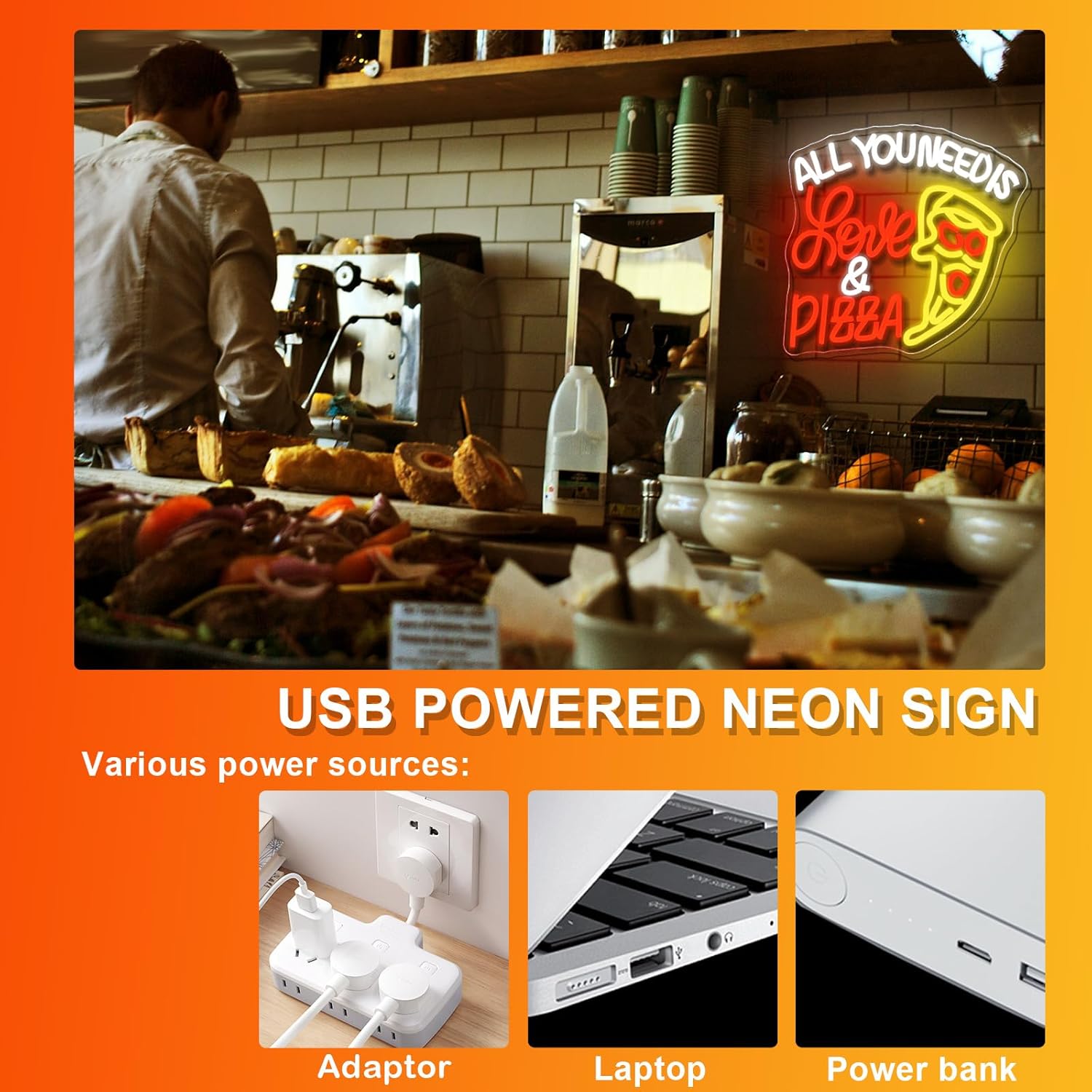 Insegna al Neon 'All You Need  - Commercial Kitchen Needs recensione e prezzo