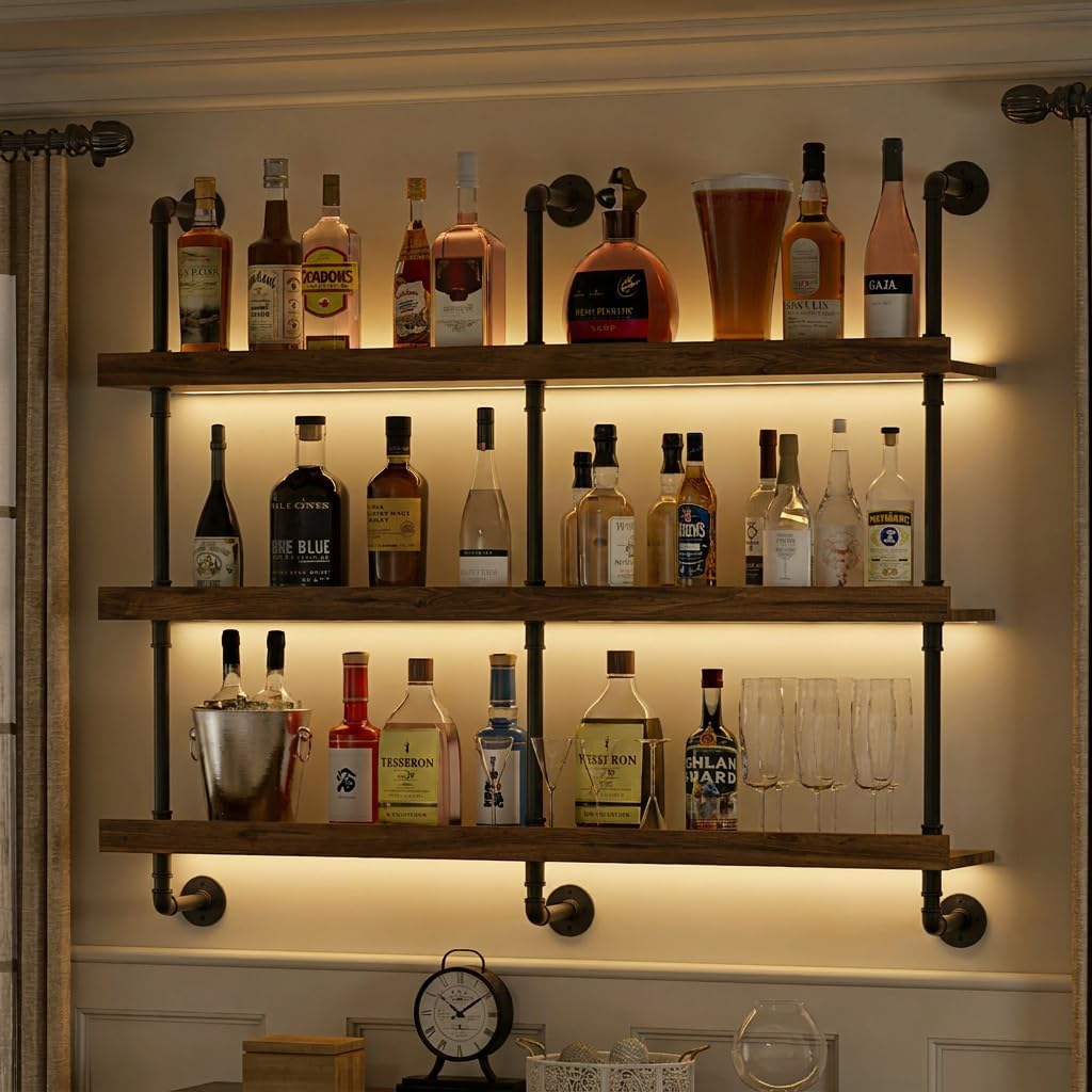 Portabottiglie da parete con l - Commercial Kitchen Lights recensione e prezzo